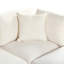 Canapé modulaire rembourré avec repose-pieds de rangement amovible, 2 porte-gobelets cachés, canapé modulaire, canapé de salon
