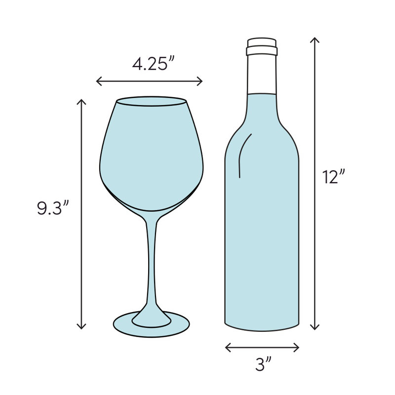 Verre à vin rouge cristal 24 oz