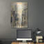 «Manhattan Manhattan and Gold I» par Silvia Vassileva, art mural en métal-2134365688