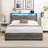 Bed Frame, Storage Headboard With Charging Station, Solid And Stable, Noise Free, No Box Spring Needed, Easy Assembly-870166183