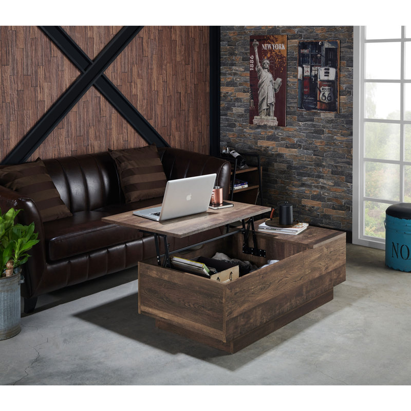 Kianna Single Coffee Table, Reclaimed oak