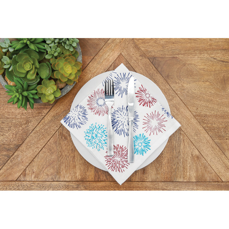 Serviette en coton 18 po Shivangi Firework Sparkle