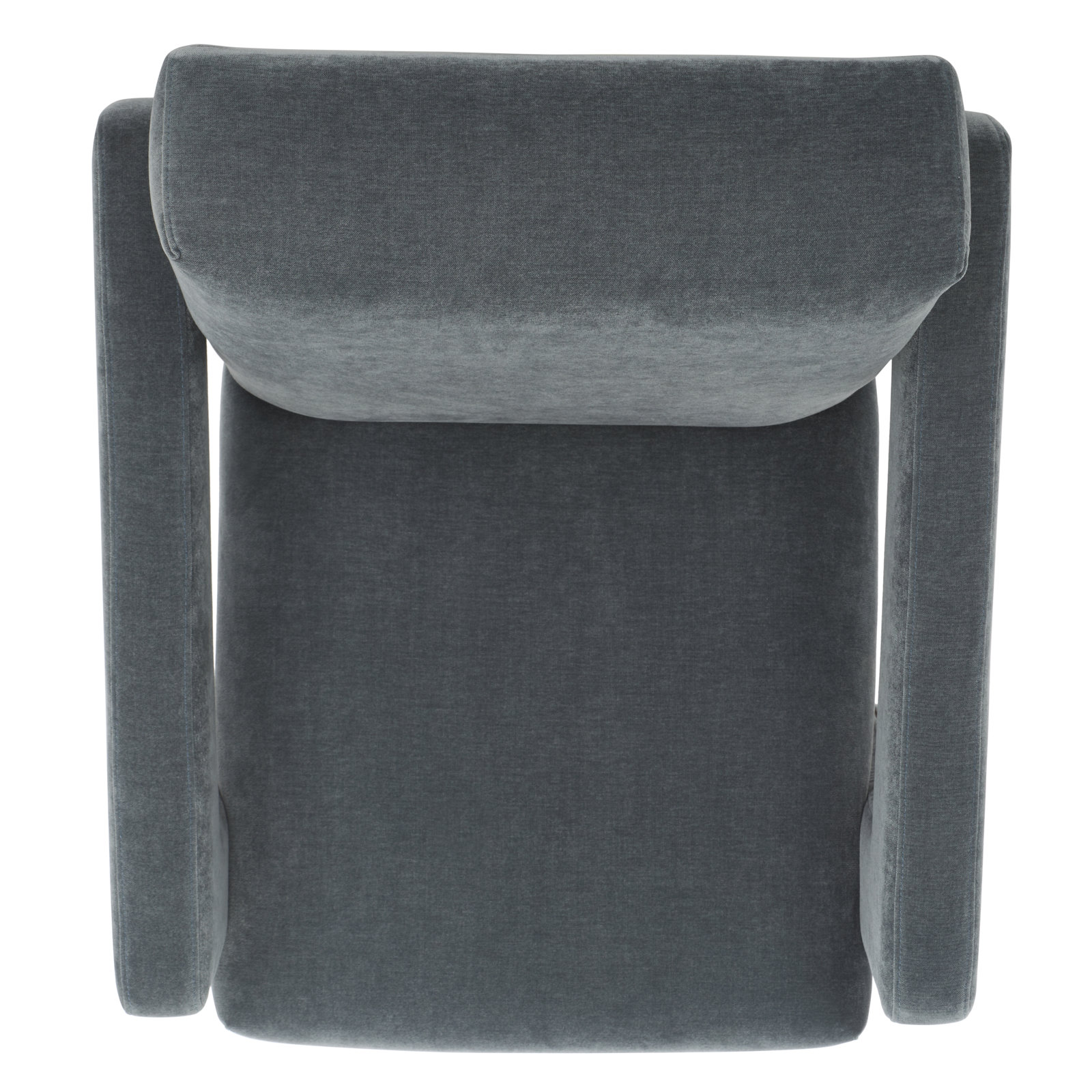 Olsen 27.3" W Velvet Armchair, Navy Velvet