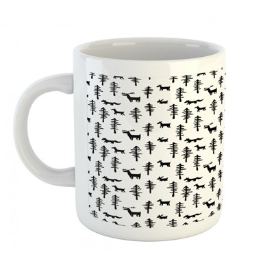 Grande tasse à café forest