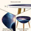 Ensemble de 2 tables basses gigognes Triangle Sunrise Stars