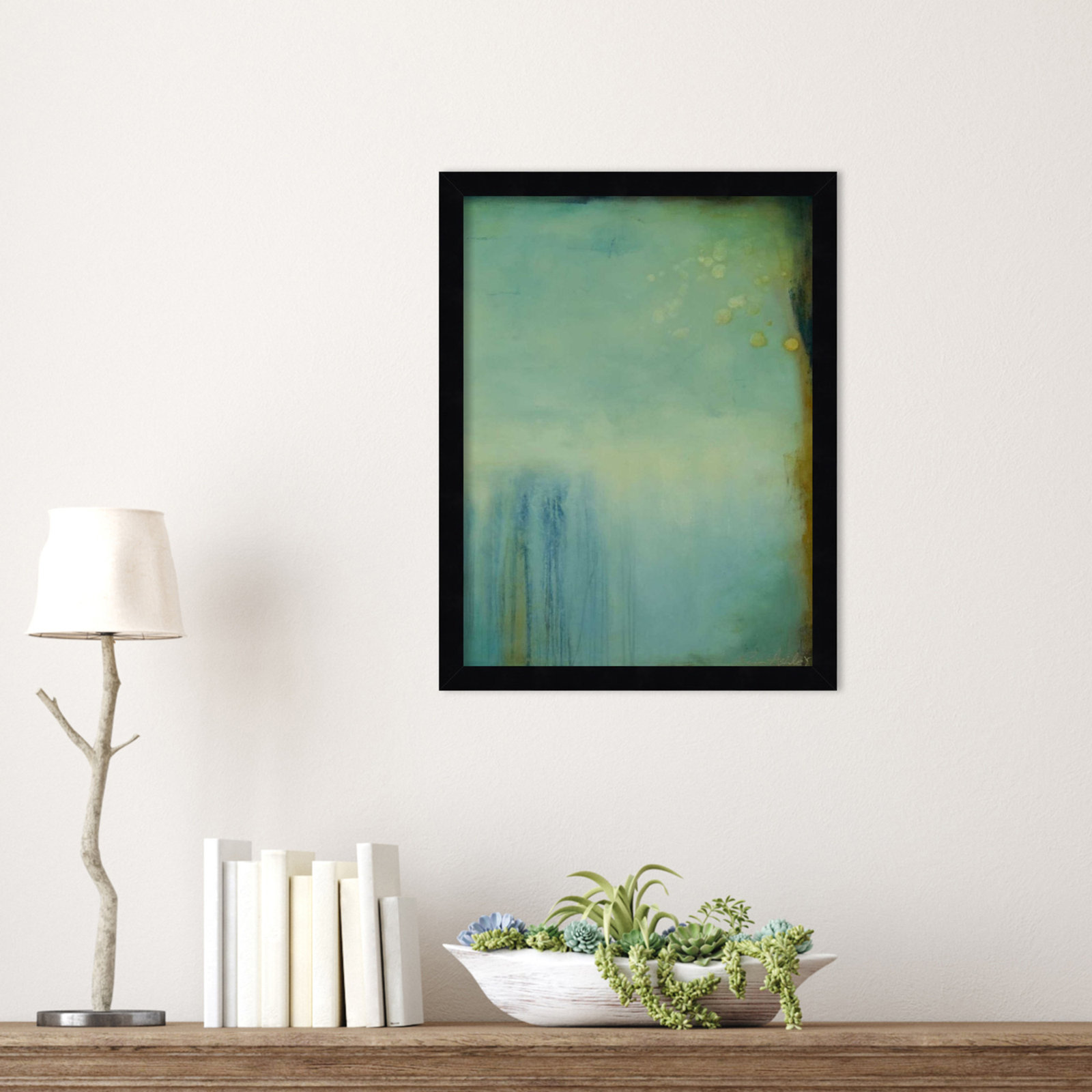 Whispering Souls II Print by Erin Ashley, Black, 17" H x 13" W