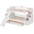 Bunk Bed With Storage Staircase, Slide,Drawers, Desk With Drawers And Shelves-85719457