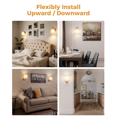 Applique murale à piles, ensemble de 2 appliques rechargeables avec ampoule de 13 000 mah, appliques murales sans fil avec télécommande, lampe / lumières à piles pour le salon de la chambre à coucher