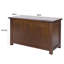 Pittsfield Wooden large Blanket Chest and ottoman