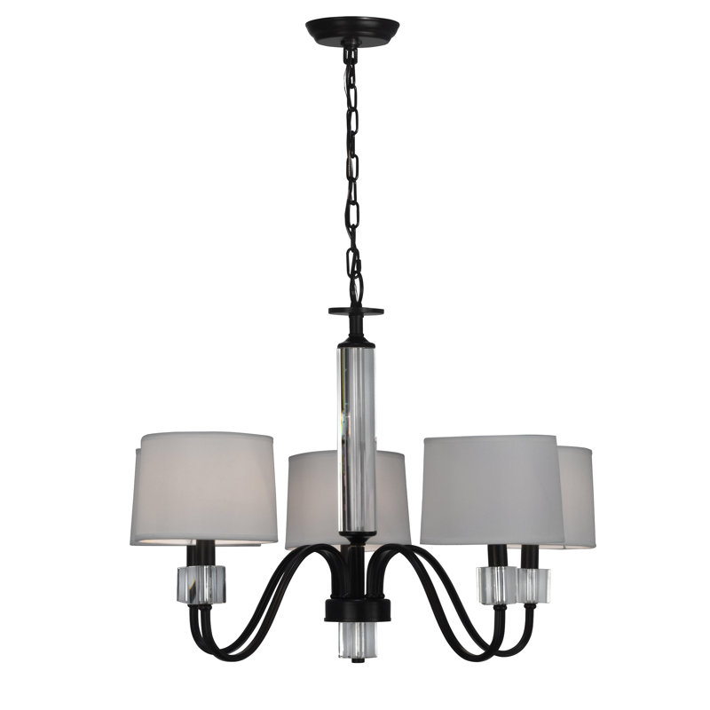 Lustre classique/traditionnel ombré 5 lumières Mcdavid