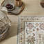 Traditional Mocha Washable/Stain Guarded Area Rug -1381453689