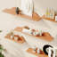 Tablette murale en bois massif