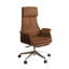 Fauteuil de direction inclinable avec repose-pieds - Fauteuil de bureau ergonomique en cuir