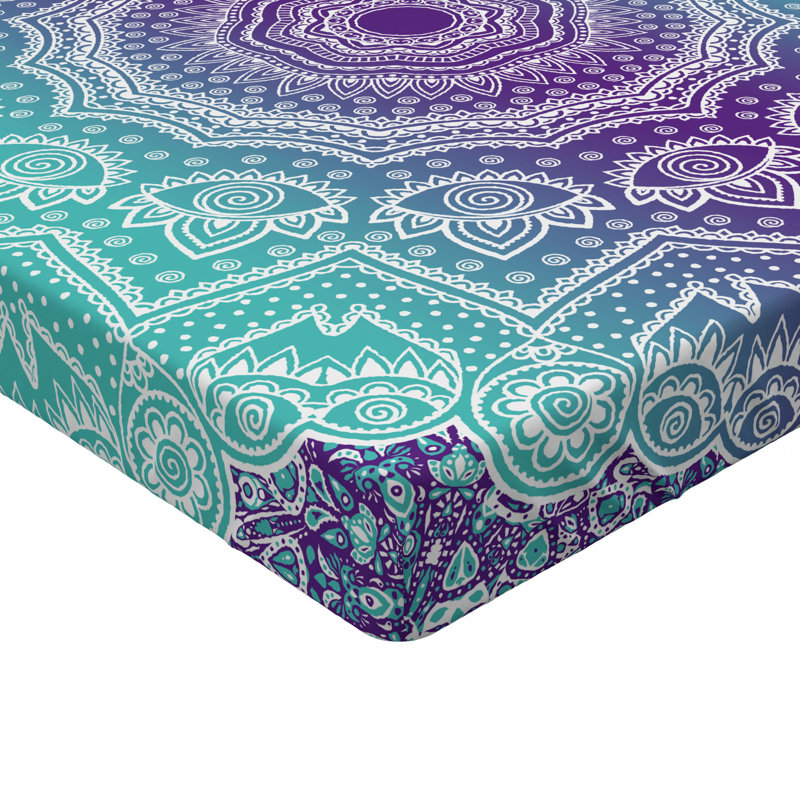 Microfiber Fitted Sheet, Twin XL Fitted Sheet, Purple