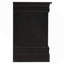 Table de chevet noire élégante avec rangement-609876242