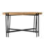 Table basse ronde en bois D32 "X 18" Farmhouse