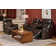 Panorama Leather Swivel Power Recliner