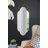 Champagne Gold Decorative Wall Mirror With Notched Edges-568215403-568215396