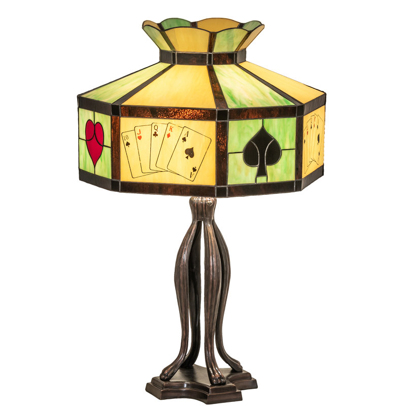 32.5" High Poker Face Table Lamp