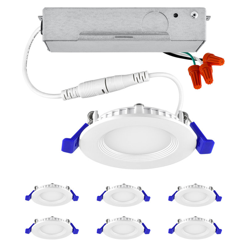 3'' Dimmable Air-Tight IC Rated LED Canless Recessed Lighting Kit
