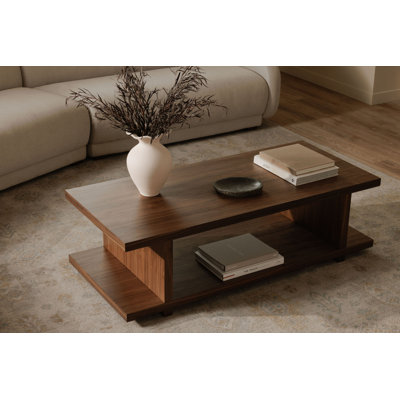 Table basse Annora Noyer