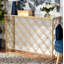 Cerah 47.2'' Glass Top Console Table