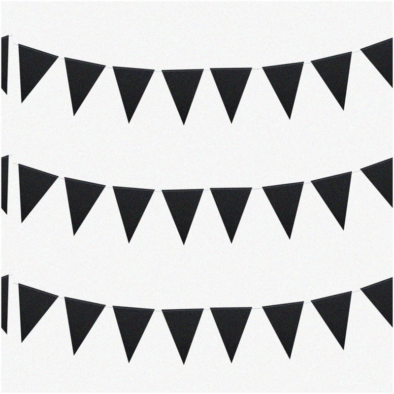 Rainbow Twisties Party Pack 100 Latex Balloons, Black