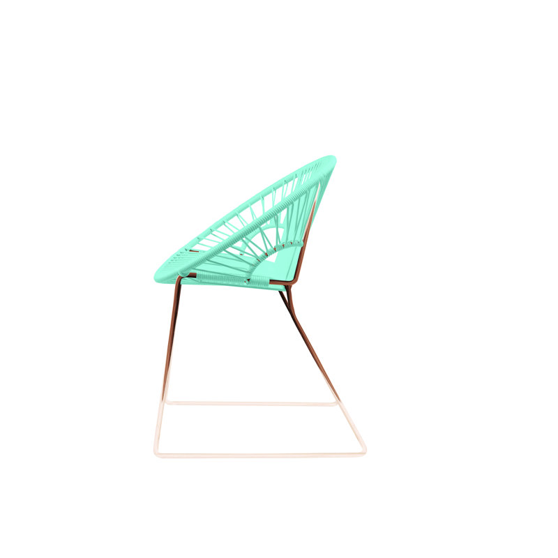 Chaise de patio Puerto, Menthe / cuivre