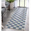 Tapis carré bleu Kehr-88709655