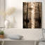 «Misty Cypress Trees in Golden Bayou», art mural sur toile-1222076500