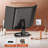 Modern Rectangle Tri-Fold LED Lighted Vanity Magnifying Makeup Mirror, Black-1400691692