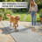 Custom Size Indoor Outdoor Runner Rug (26' x 6' Runner) - Alto Heritage Natural Grey  Pet Friendly Flatweave-1051647663