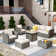 Cassville 6 - Person Patio Conversation Set with Cushions