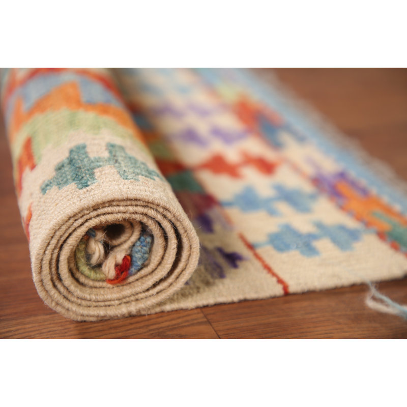 South Western Kilim Oriental Accent Rug 3x4