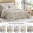 5-Piece Oversized Jacquard Matelasse Floral Damask Bedspread Set-116262347-116262349