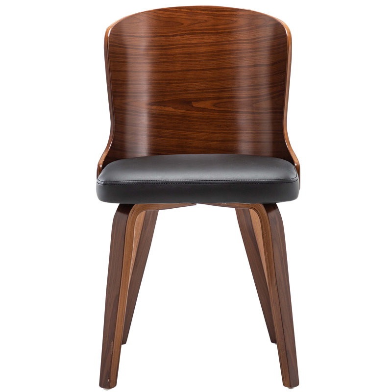 Chaise d'appoint rembourrée Sandberg, Noir