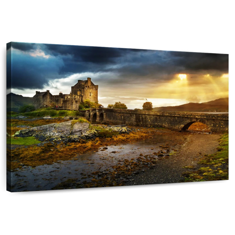 Lilie Eilean Donan Castle, H 34 po x l 51 po