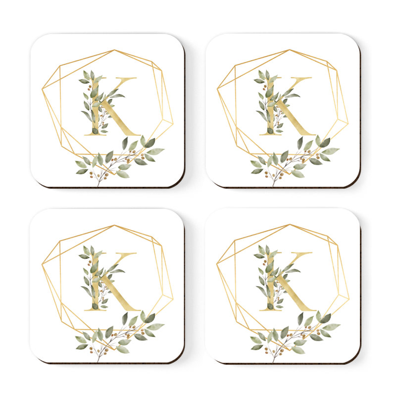 Sous-verres Café à monogramme, K