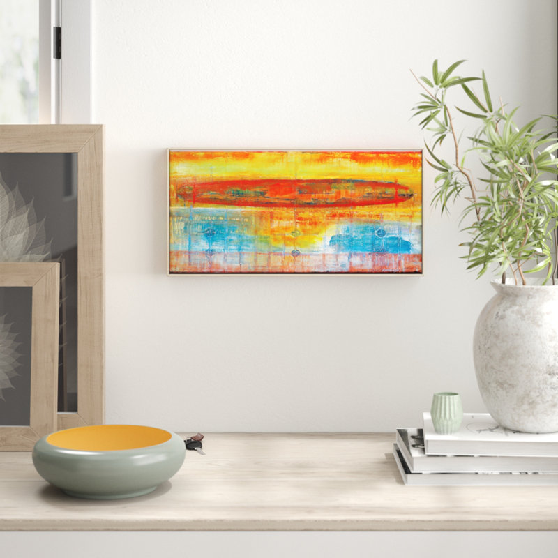 Alan Annells - Painting on Canvas, Timber, 76cm H x 152cm W