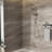 Multi Function Shower - 4.7" Rain Showerhead, 8 Hand Shower, Stainless Steel Hose, Adjustable Holder, Slide Bar, Angle Brushed Nickel Head System With Holder-127299595