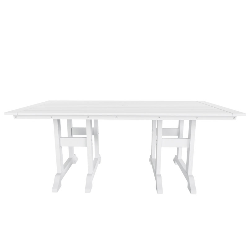 Table de salle à manger Laguna, Blanc
