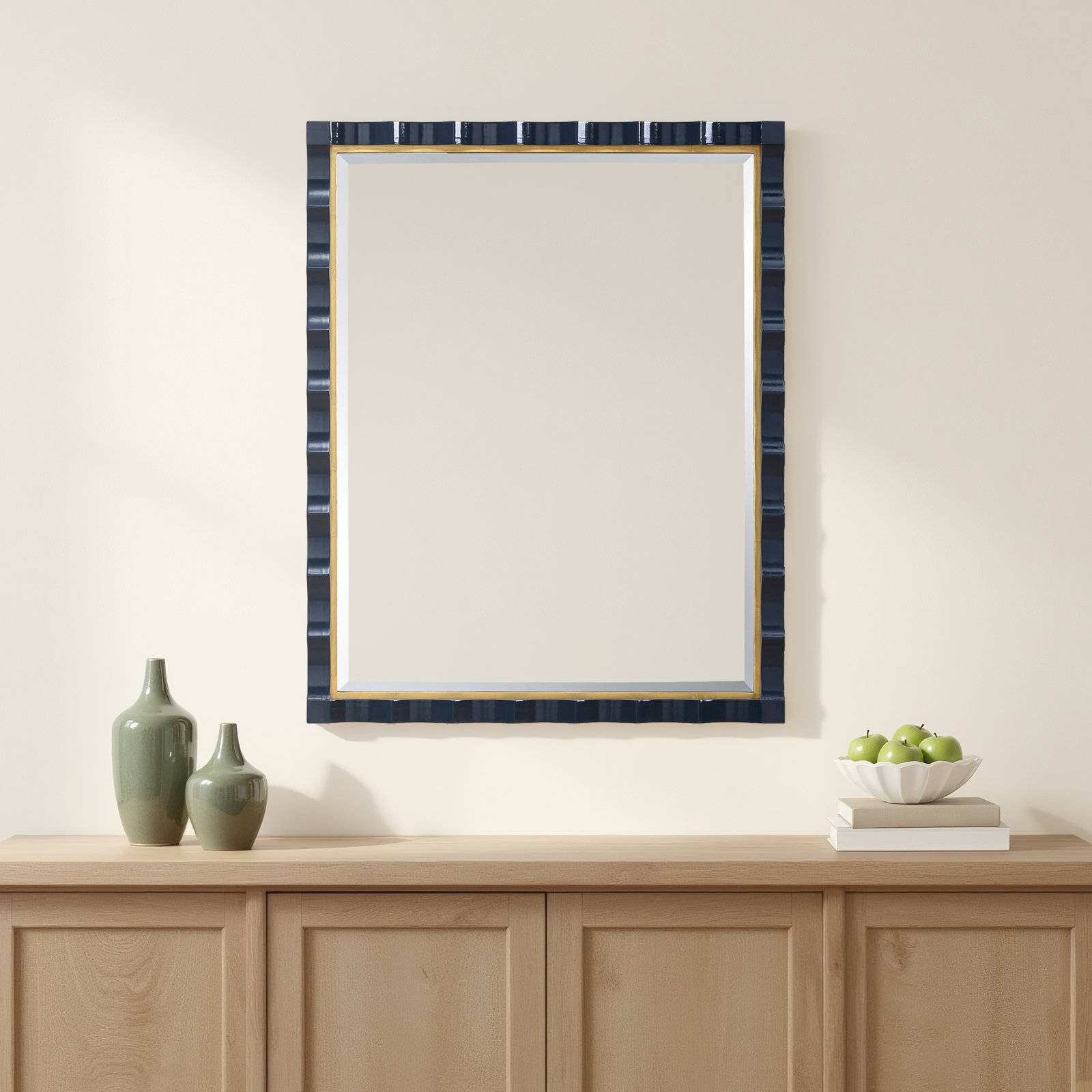Tashaun Navy Blue Mirror