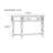 American country style classical console table