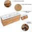 Ensemble de meuble-lavabo double 60 po avec comptoir blanc 60 po