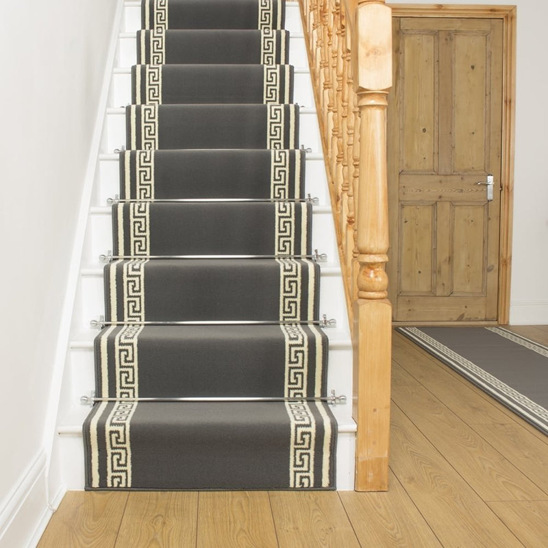 Almon Tufted Grey Indoor Rug, Runner 720cm x 80cm