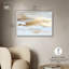 «Gold Layers I», reproduction d'art sur toile encadrée par Art Remedy, cadre blanc, 36 x 24-1561752168-1561752174