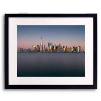 Skyline New York Afterglow Framed Print