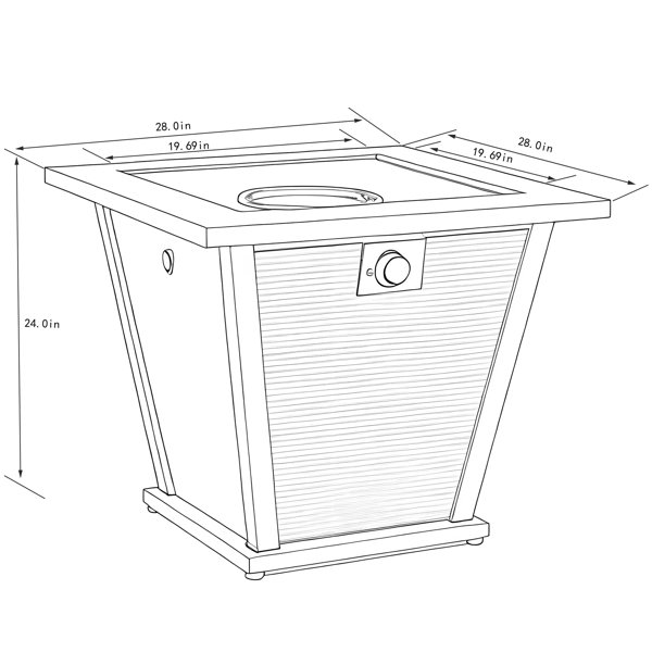Dimensions du produit