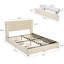 Denman Full Size Storage Bed Frame with 4 Storage Drawers and USB Ports Charging Station Platform Bed-1011416780-1011416783