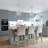 Gillespie 3 - Light Brushed Champagne Unique Geometric Chandelier with Crystal Accents